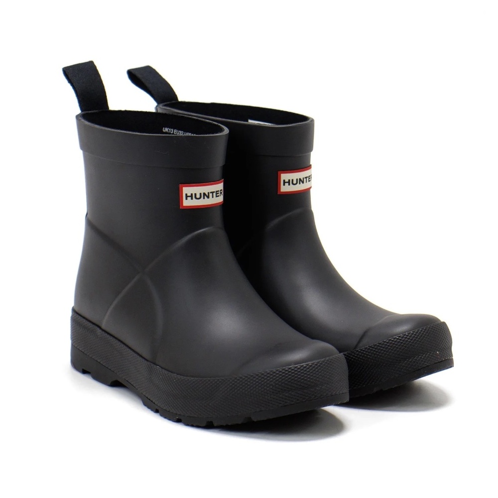 Hunter Kids Classic Black Rain Boots